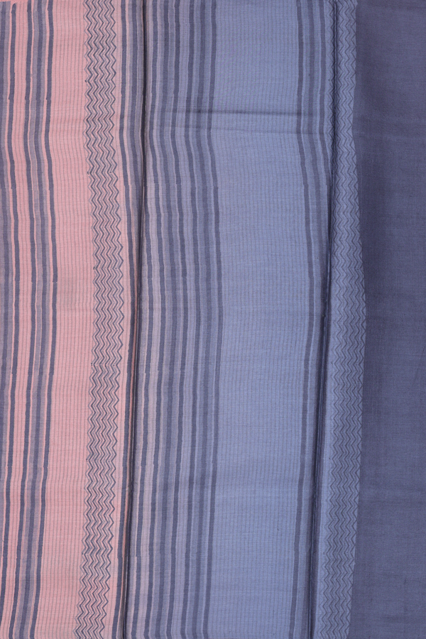 Tussar Silk Saree In Pink With Printed Design