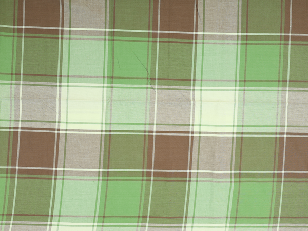 Checks Design Multicolor Cotton Single Bedspread