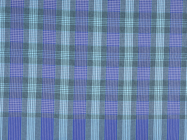 Checks Design Shades Of Blue Cotton Single Bedspread