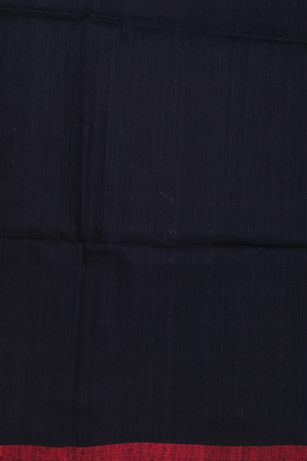 Bailu Silk Saree In Black With Chamki Work