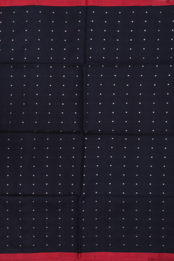 Bailu Silk Saree In Black With Chamki Work