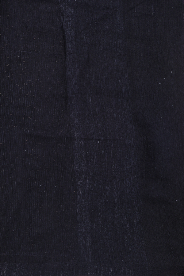 Bailu Silk Saree In Black With Floral Design