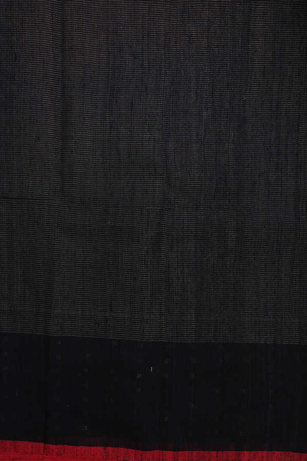Bailu Silk Saree In Black With Zari Stripes Design