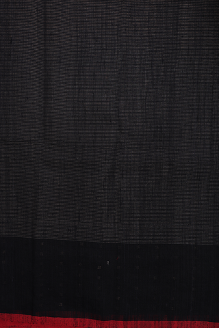 Bailu Silk Saree In Black With Zari Stripes Design
