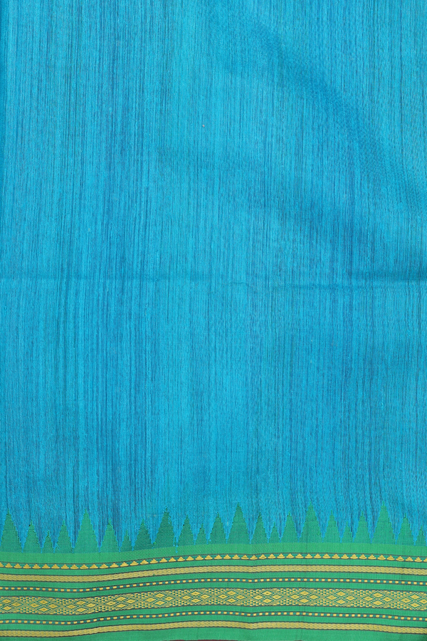 Bailu Silk Saree In Blue With Chamki Work