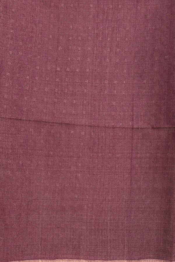Bailu Silk Saree In Brown With Chamki Border