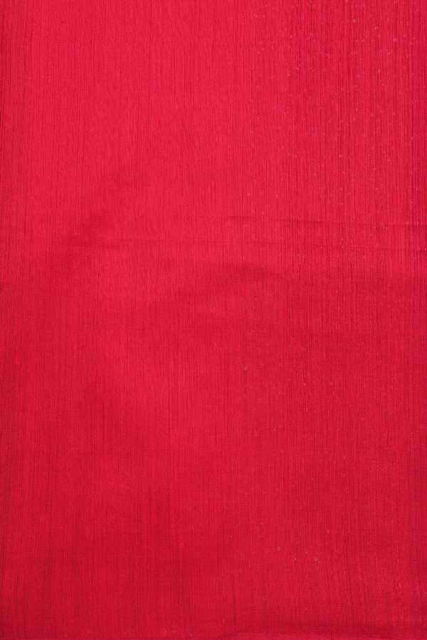 Bailu Silk Saree In Chilli Red With Chamki Work