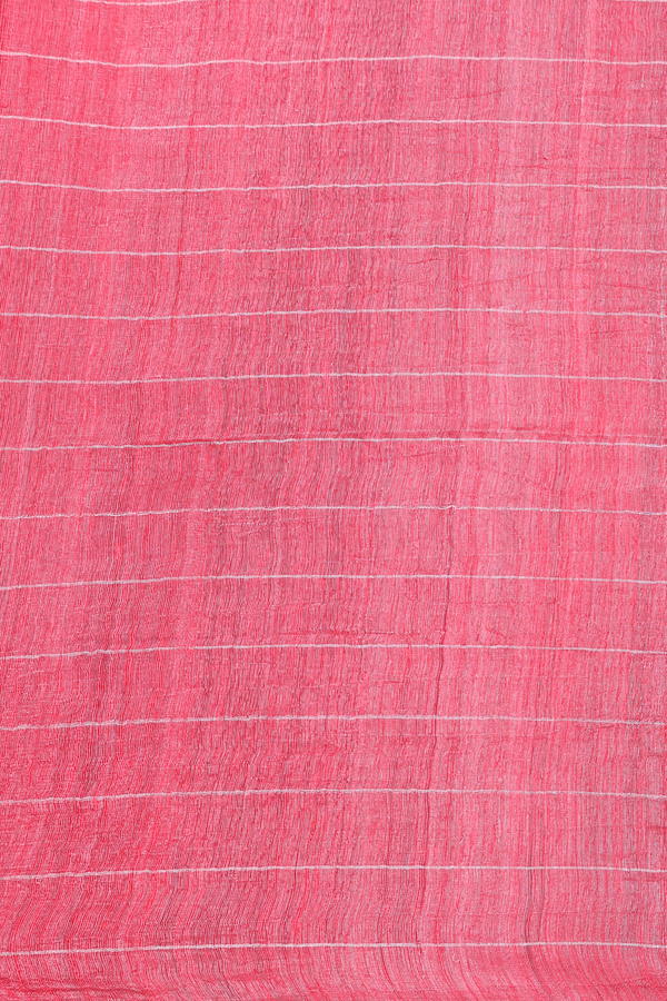 Bailu Silk Saree In Chilli Red With Checks Design