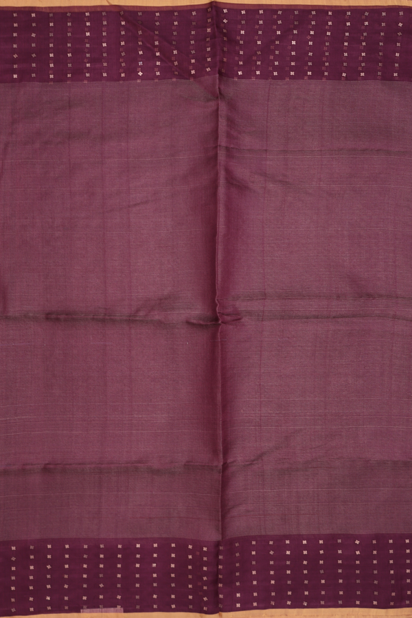 Bailu Silk Saree In Coffee Brown With Stripes Design