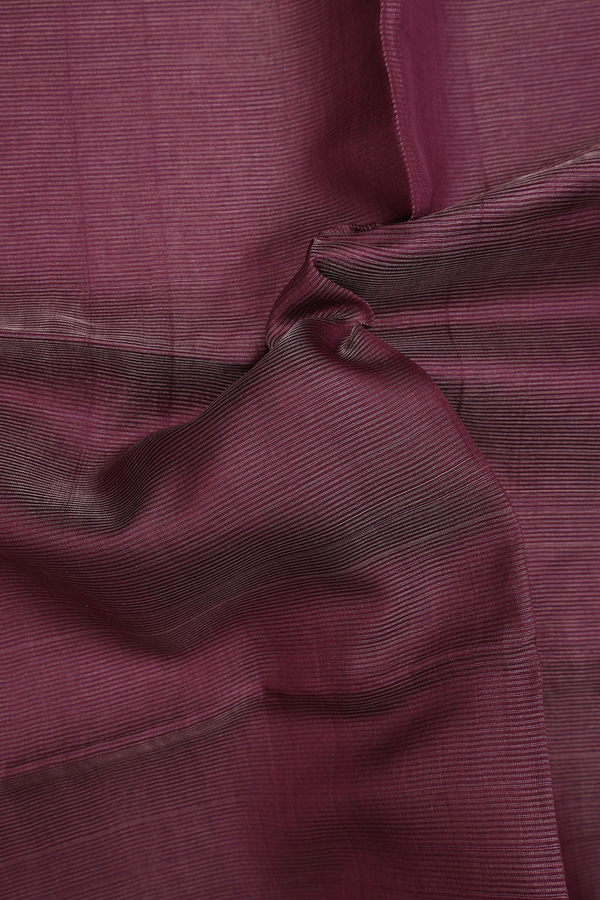 Bailu Silk Saree In Coffee Brown With Stripes Design