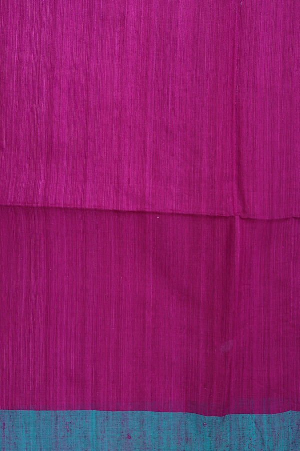 Bailu Silk Saree In Grape Purple With Chamki Work