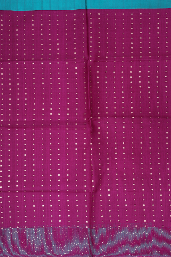 Bailu Silk Saree In Grape Purple With Chamki Work