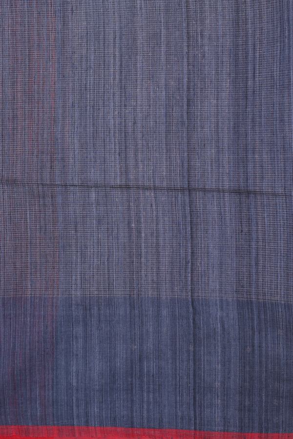 Bailu Silk Saree In Grey With Stripes Design