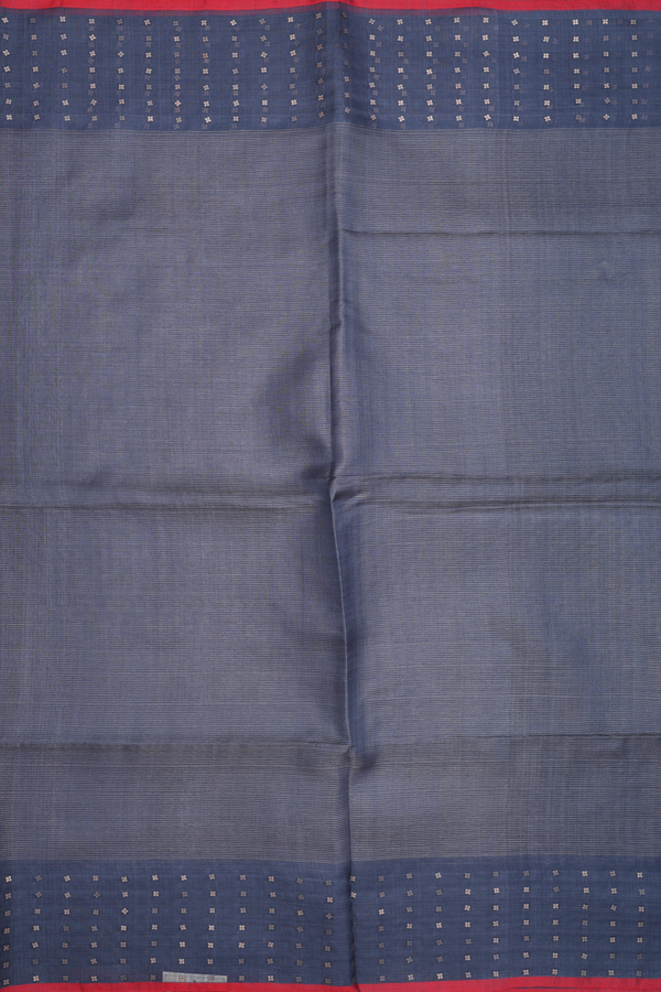 Bailu Silk Saree In Grey With Stripes Design