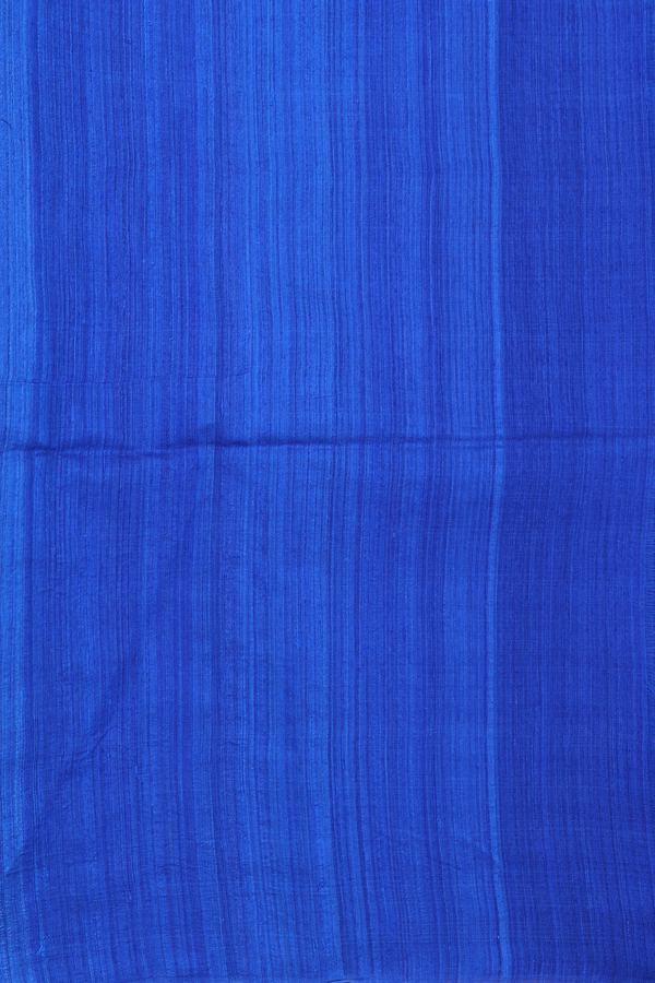 Bailu Silk Saree In Indigo Blue With Chamki Work