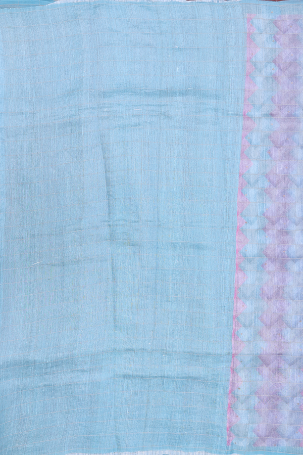 Bailu Silk Saree In Multicolor With Allover Design