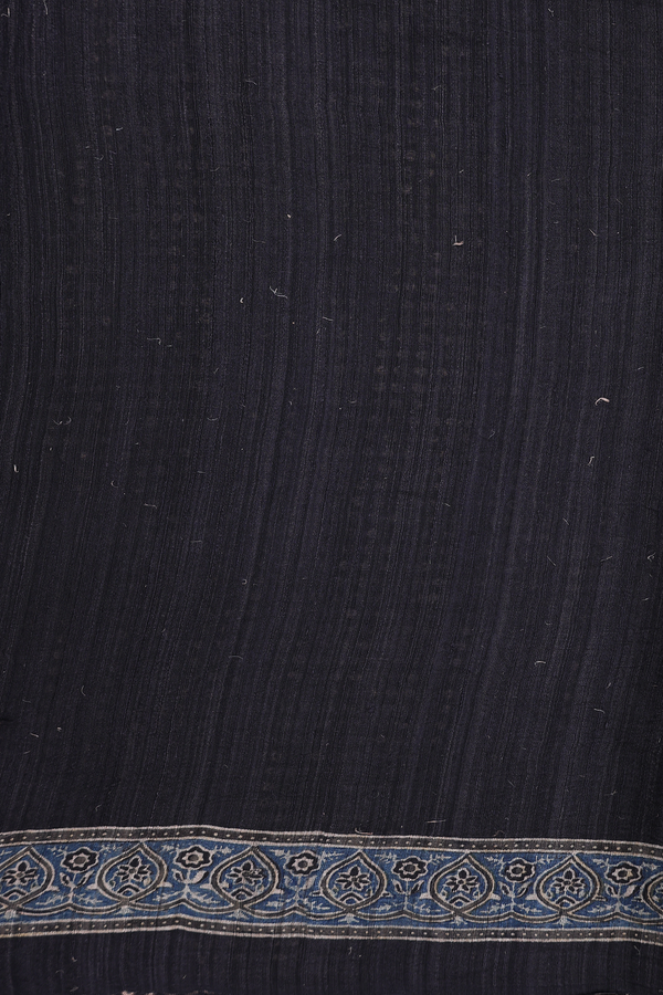 Bailu Silk Saree In Multicolor With Ajrakh Printed Design
