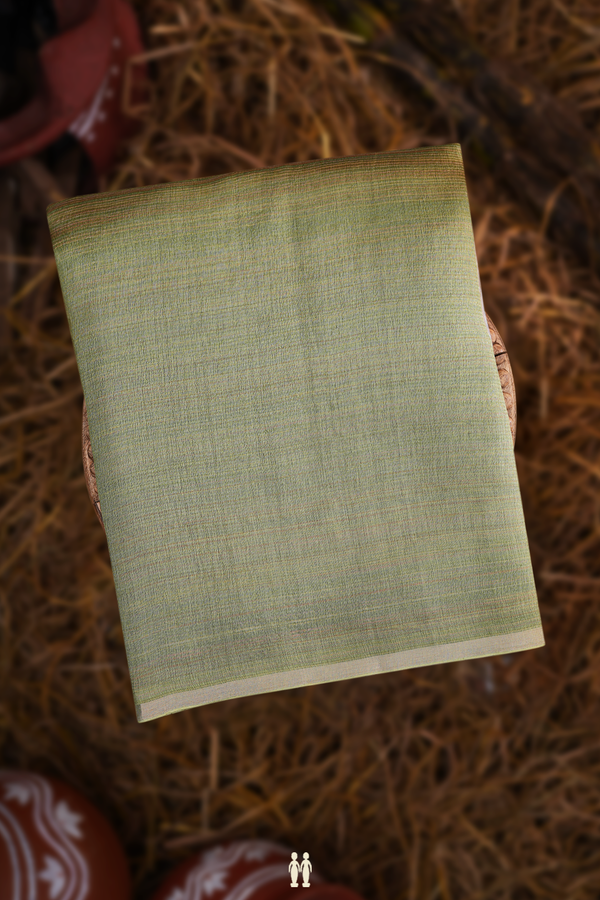 Bailu Silk Saree In Pastel Green With Light Weight