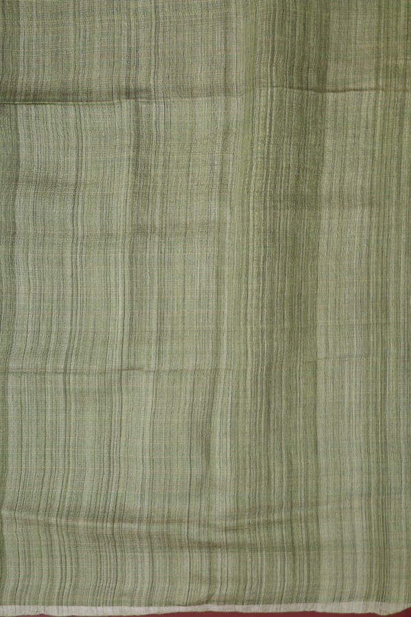 Bailu Silk Saree In Pastel Green With Light Weight