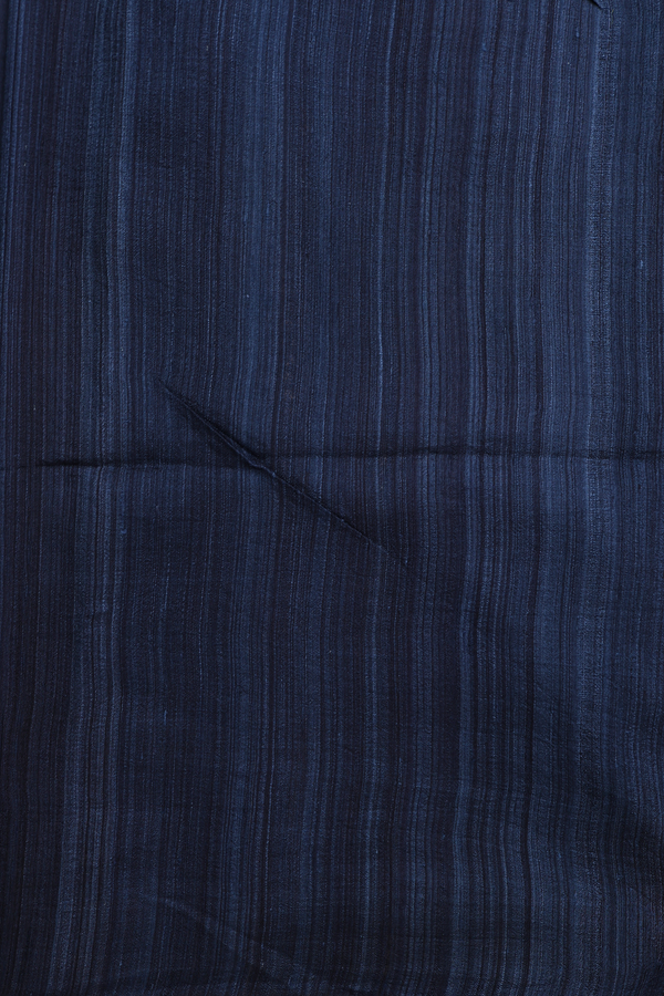 Bailu Silk Saree In Plain Charcoal Grey With Chamki Border