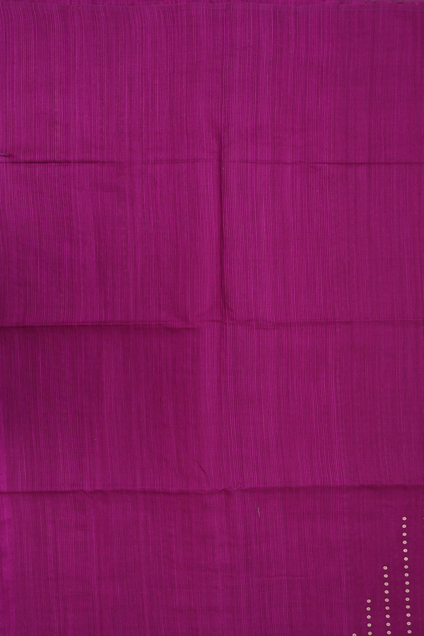 Bailu Silk Saree In Plum Purple With Chamki Work
