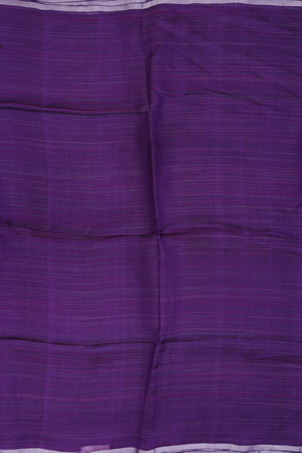 Bailu Silk Saree In Purple With Stripes Design