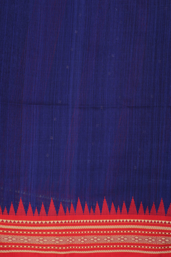 Bailu Silk Saree In Royal Blue With Chamki Work
