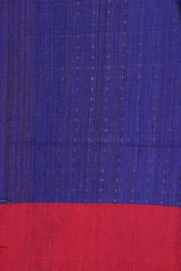 Bailu Silk Saree In Royal Blue With Stripes Design