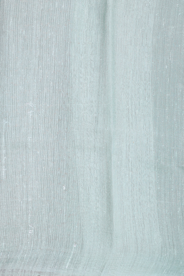 Bailu Silk Saree In Pastel Green With Floral Design