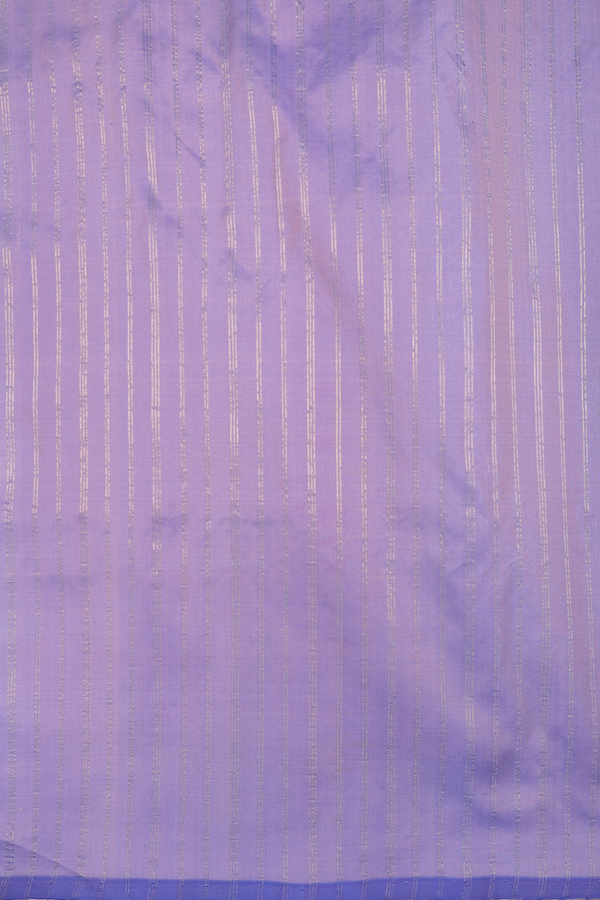 Banarasi Silk Saree In Blush Pink With Allover Floral Design
