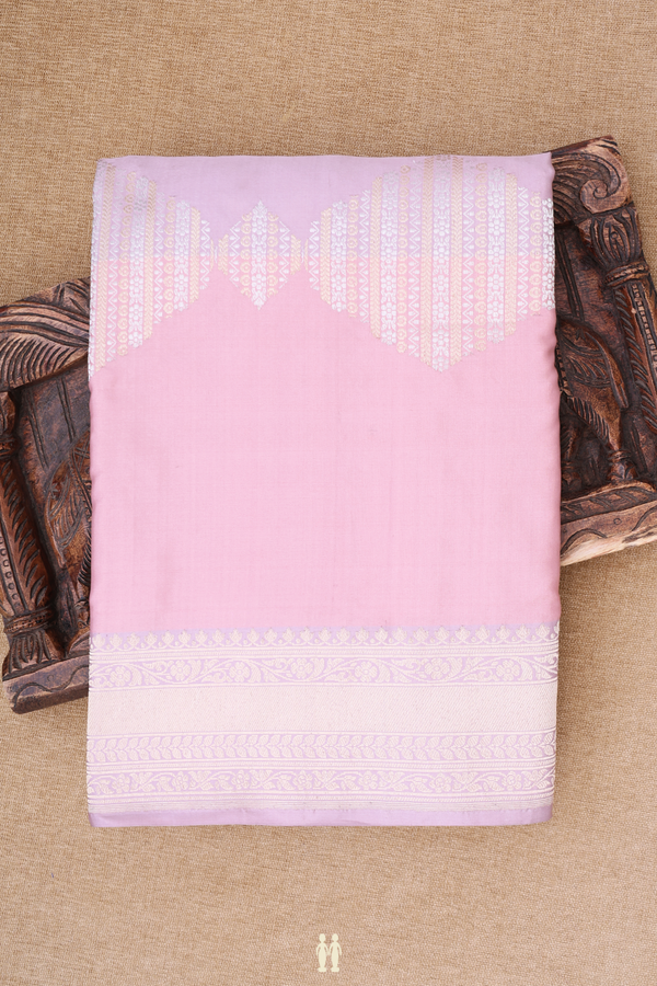Banarasi Silk Saree In Multicolor With Zari Design