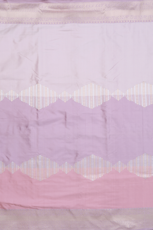 Banarasi Silk Saree In Multicolor With Zari Design