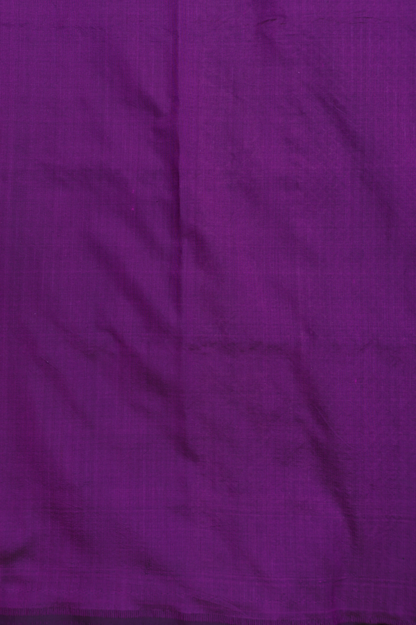 Banarasi Silk Saree In Purple With Allover Design