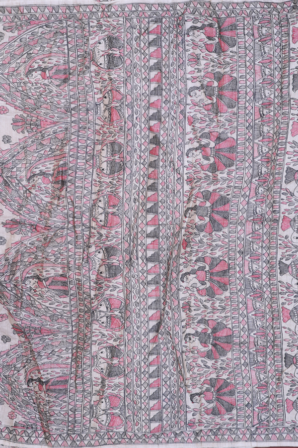 Bandhani Silk Saree In Berry Red With Tie And Dye Design