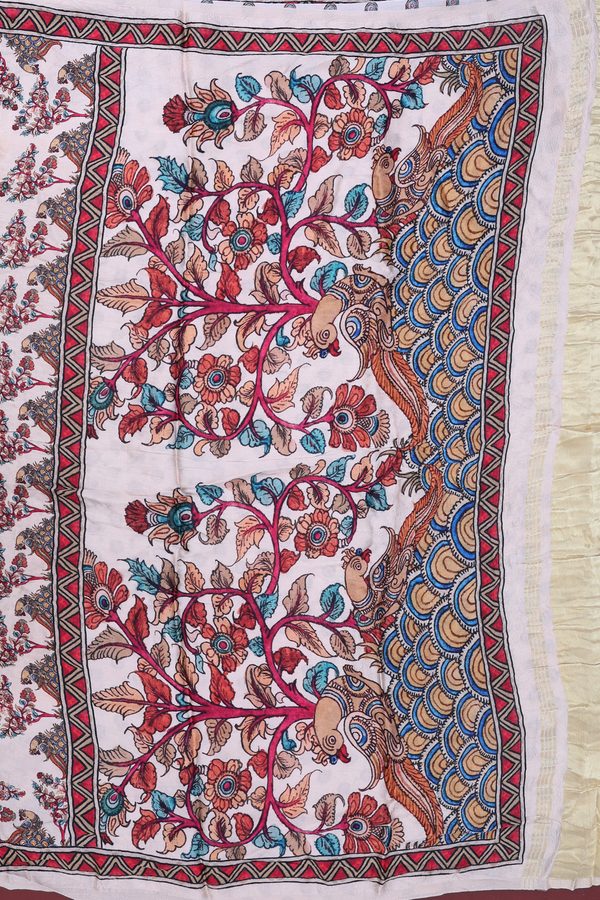 Bandhani Silk Saree In Brown With Tie And Dye Design