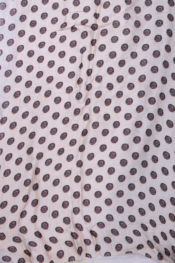 Bandhani Silk Saree In Brown With Tie And Dye Design