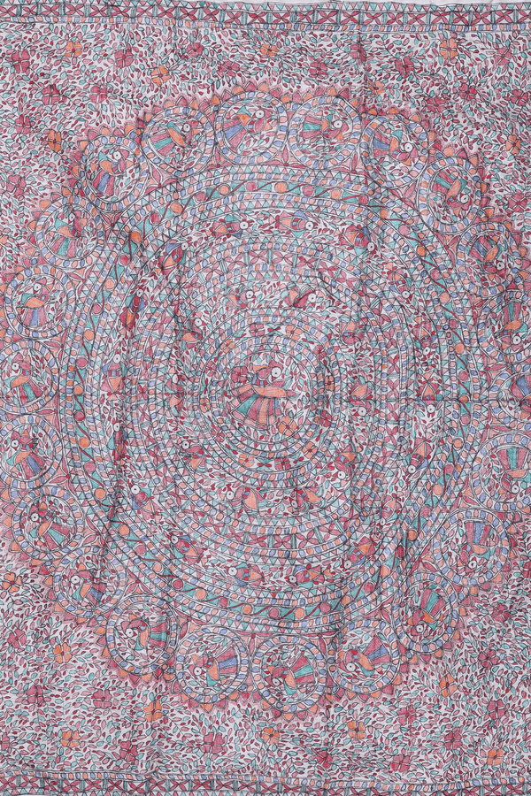 Bandhani Silk Saree In Forest Green With Tie And Dye Design