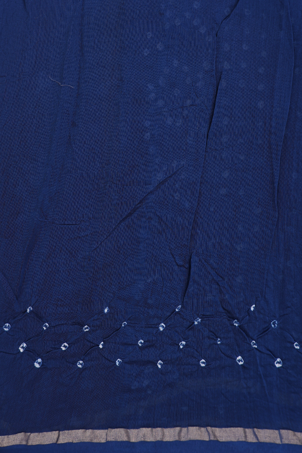 Bandhani Silk Saree In Grey With Tie And Dye Design