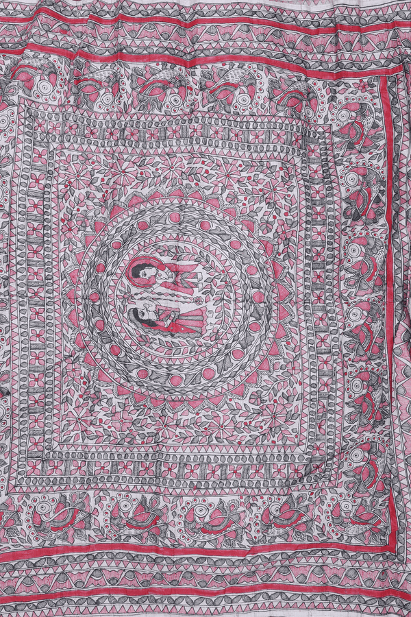 Bandhani Silk Saree In Purple With Tie And Dye Design