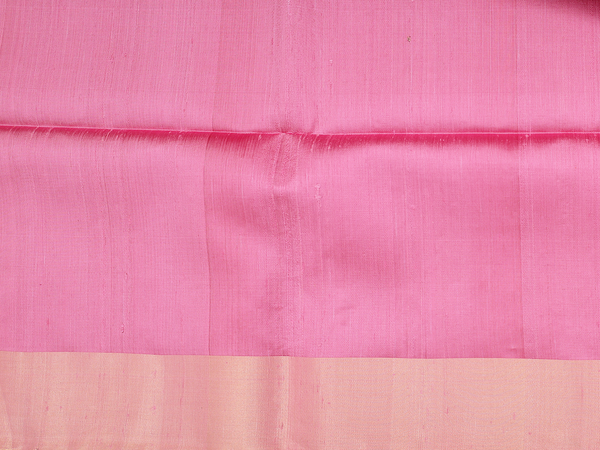 Bavanchi Border Plain Chilli Red Raw Silk Salwar Material