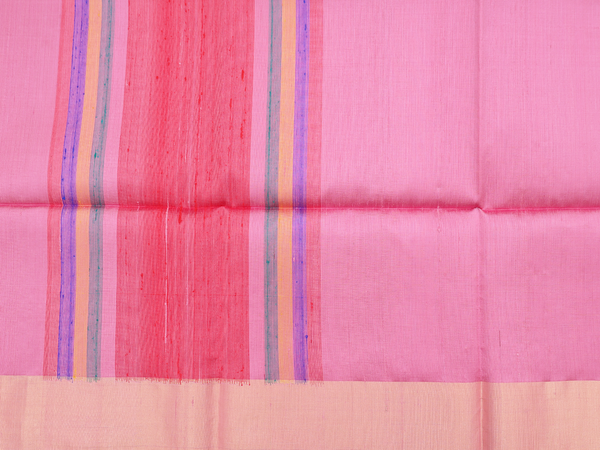 Bavanchi Border Plain Chilli Red Raw Silk Salwar Material