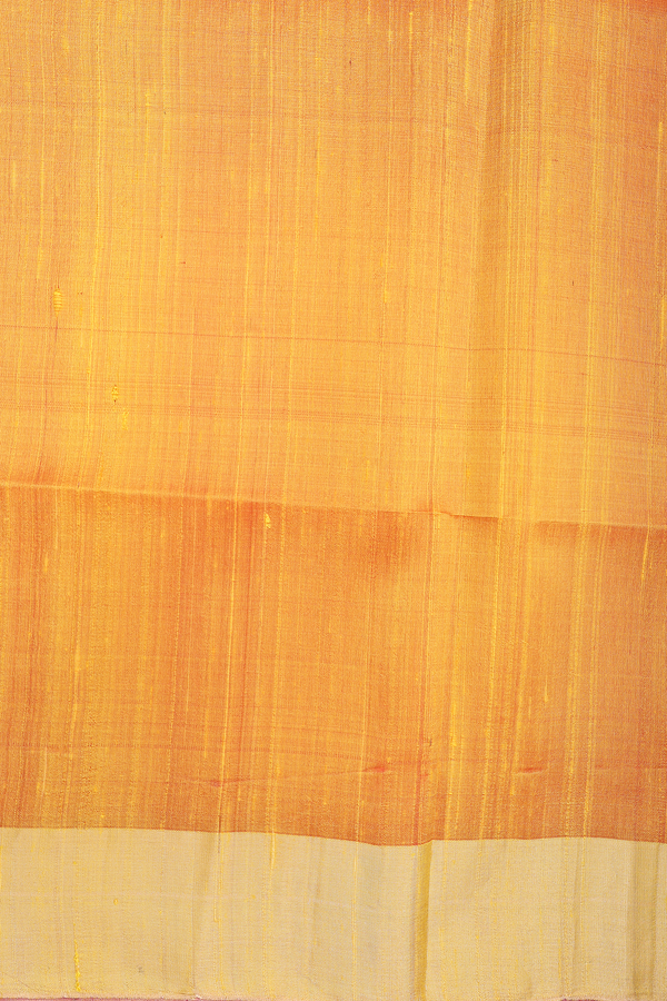 Bavanchi Border Plain Rani Pink Raw Silk Saree