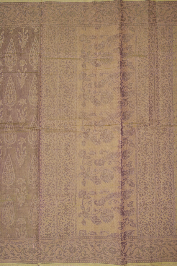 Bengal Cotton Saree In Dual Tone With Allover Design