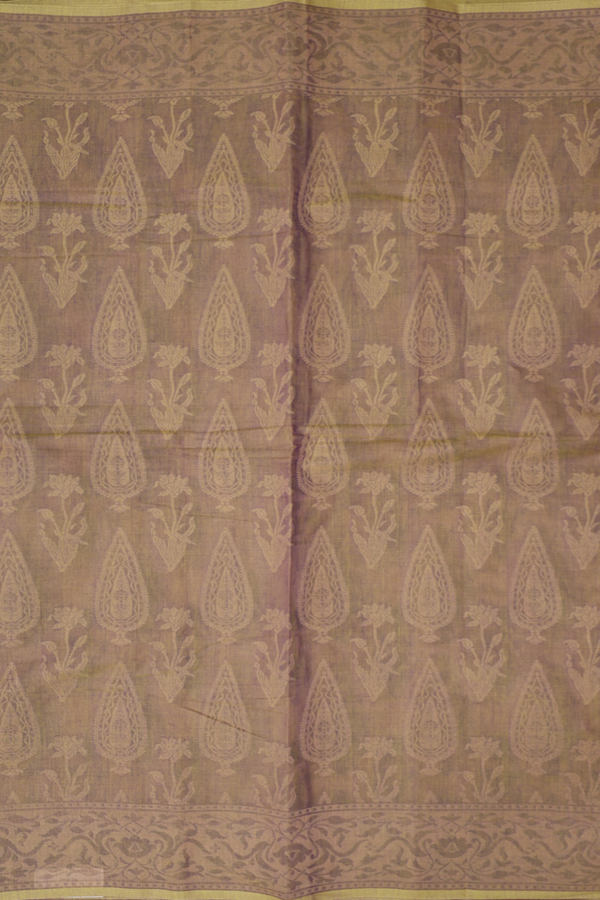 Bengal Cotton Saree In Dual Tone With Allover Design