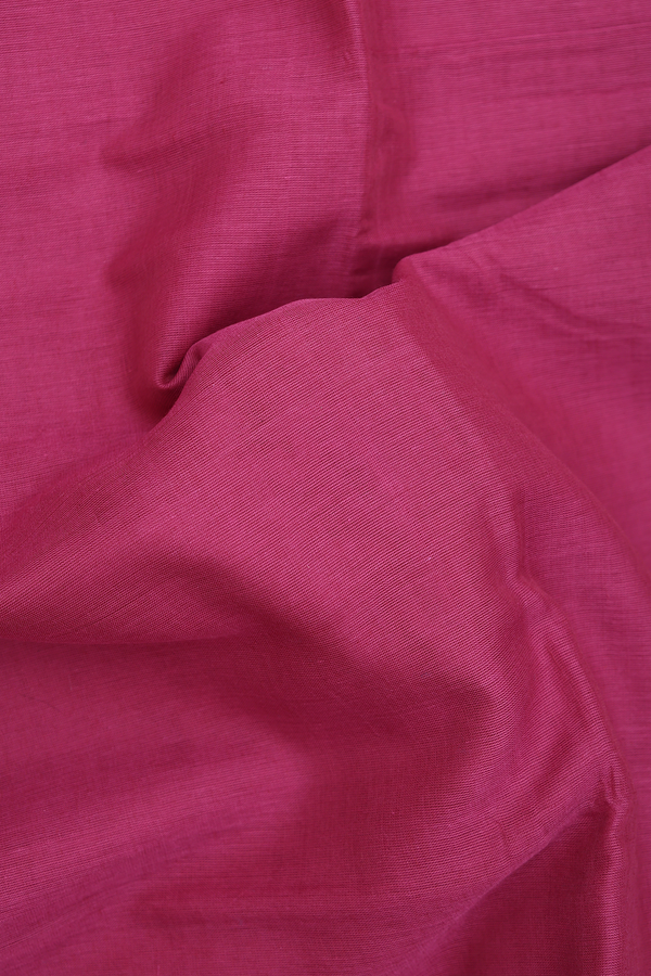 Bengal Cotton Saree In Mulberry With Contrast Border
