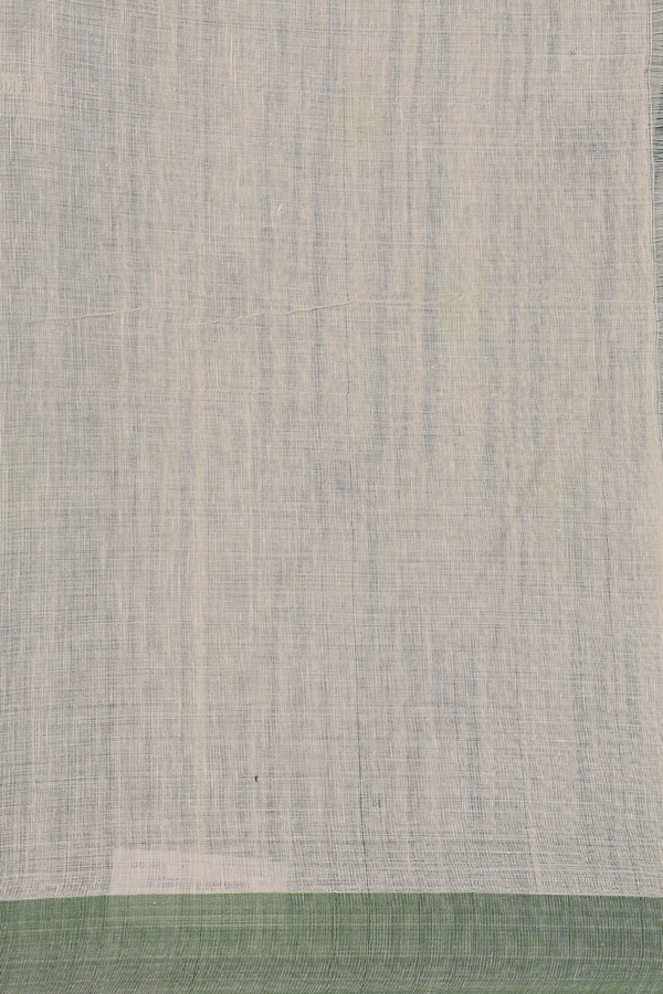 Bengal Cotton Saree In Pastel Brown With Checks Design