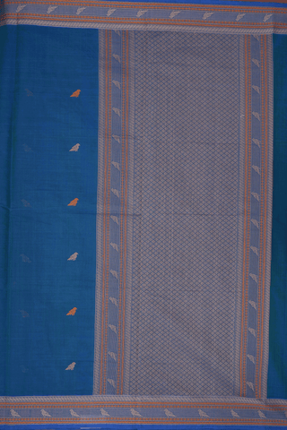 Birds Threadwork Motifs Dual Tone Coimbatore Cotton Saree