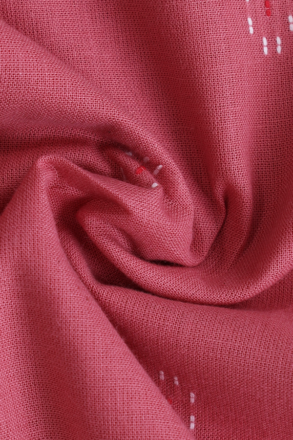 Boat Neck Threadwork Buttas Orchid Pink Cotton Salwar Set