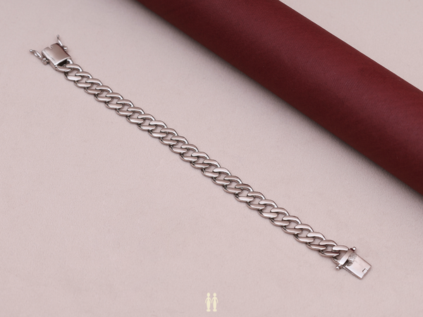 Braided Design Pure Silver Bracelet