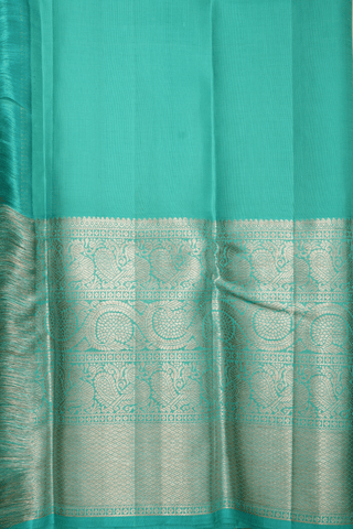 Brocade Zari Design Beige Kanchipuram Silk Saree